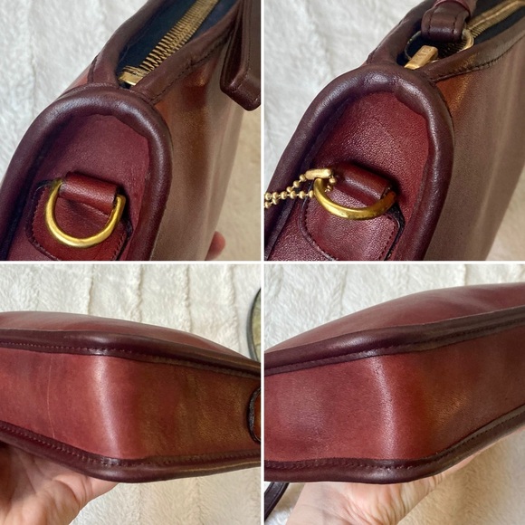Coach Vintage Basic Bag Burgundy 9455 - Picture 10 of 15